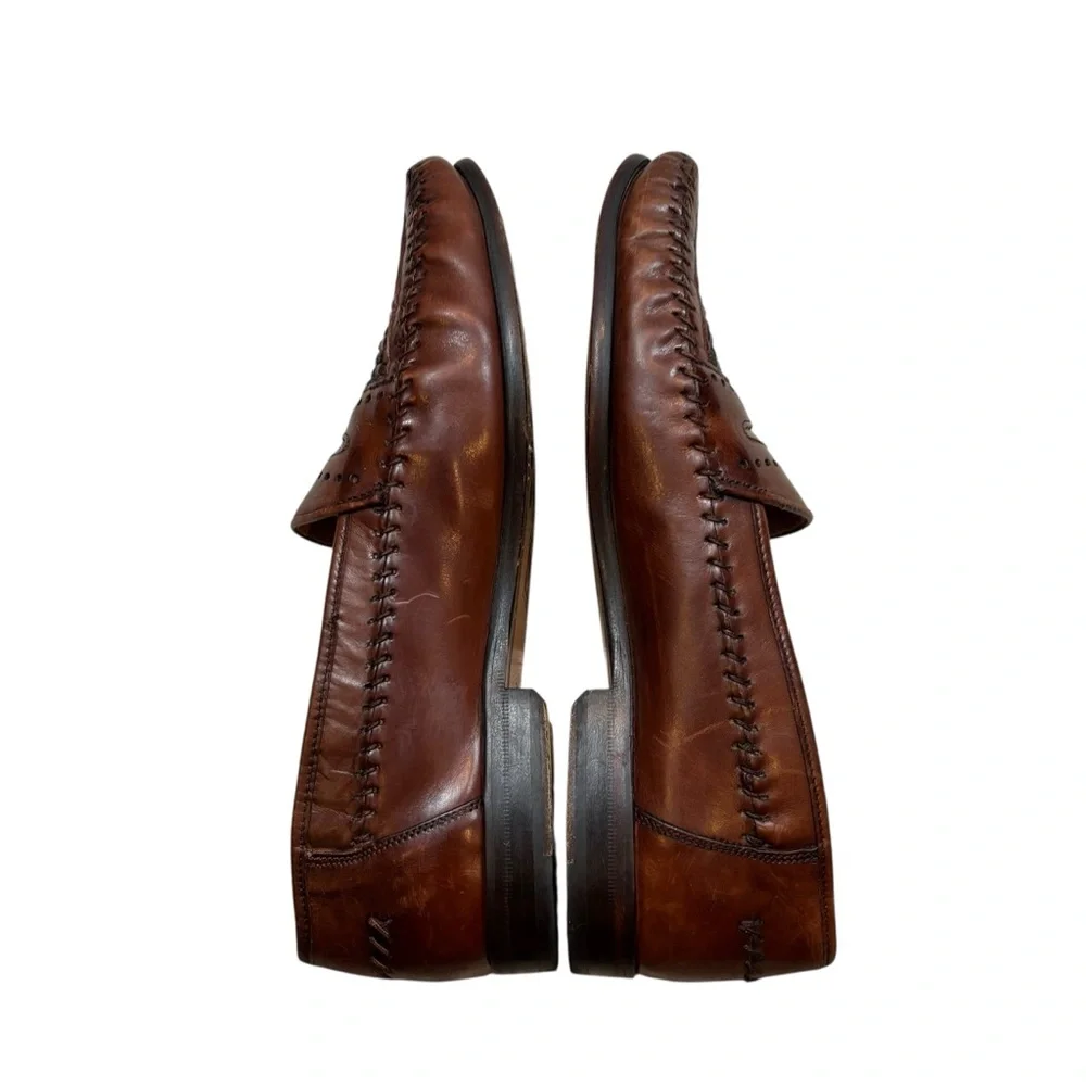 Men’s Sandro Moscoloni La Vista MKA penny loafer woven Top Size‎ 8
